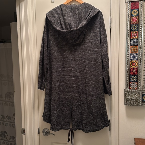 Eileen Fisher sample long lightweight jacket coat generous Size S - Picture 4 of 10